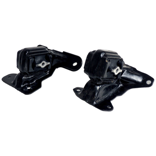 Crown Automotive 52129268K Engine Mount Set for 2006-2007 KJ Liberty w/ 3.7L Engine - Black Rubber, Steel