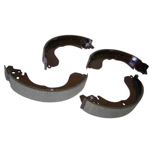 Crown Automotive 5191306AA Rear Brake Shoe Set for 2008-2017 Jeep MK Compass / Patriot w/ Rear Drum Brakes - Brown Metal