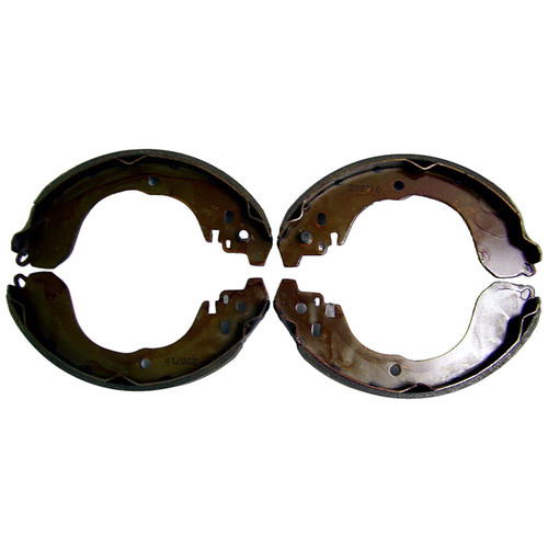 Crown Automotive 5191306AA Rear Brake Shoe Set for 2008-2017 Jeep MK Compass / Patriot w/ Rear Drum Brakes - Brown Metal