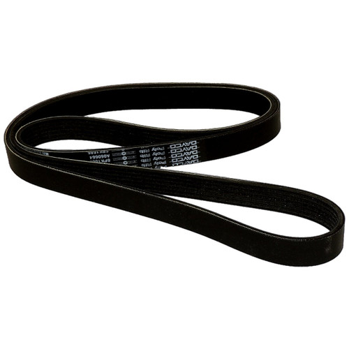 Crown Automotive 5281374AA Accessory Drive Belt for Select 2016-2022 Jeep WK Cherokee w/ 3.0L Gas, 3.6L Engines, 6 Ribs, 66.4" Long