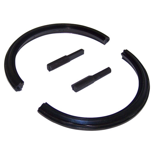 Crown Automotive 4798216AB Crankshaft Rear Main Seal Kit for 1998 Jeep ZJ Grand Cherokee w/ 5.9L Gasoline Engine - Black Rubber