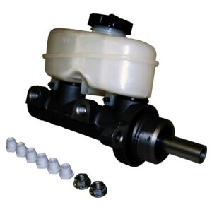 Crown Automotive 4798157 Brake Master Cylinder for 1997-2006 Jeep TJ Wrangler - Silver, White Metal, Sold Individually