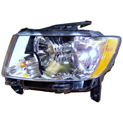Crown Automotive 55079379AE Headlight Front Left - Fits 2011-2013 Jeep WK2 Grand Cherokee