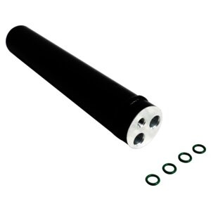 Crown Automotive 68003495AA A/C Receiver Drier for Jeep 2007-2018 JK Wrangler - Black Aluminum, Rubber, Sold Individually