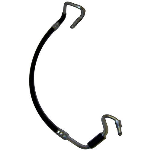 Crown Automotive 52089168AD Power Steering Pressure Hose for 03-06 Jeep TJ Wrangler w/ LHD w/ 4.0L Engine - Black, Silver Metal, Rubber