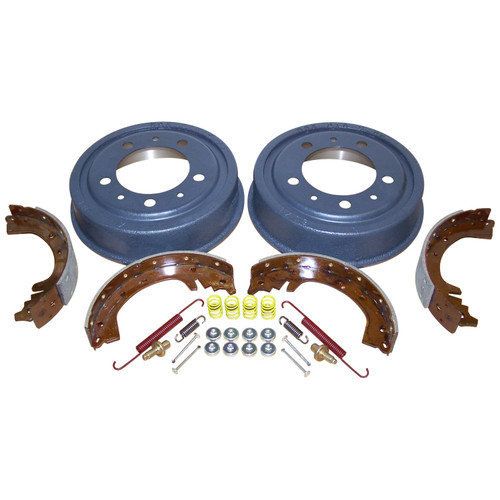 Crown Automotive 808770KL Drum Brake Shoe and Drum Kit Front or Rear Left & Right - Fits 1953-1971 Jeep M38-A1, CJ3B, CJ5, CJ-6