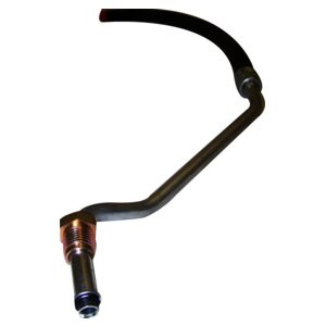 Crown Automotive 52089169AE Power Steering Pressure Hose for 03-06 Jeep TJ Wrangler w/ LHD, w/ 4.0L Engine - Black, Silver Metal, Rubber