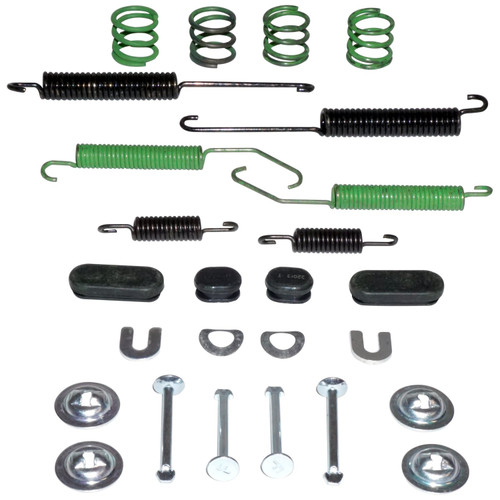 Crown Automotive 5191307K Drum Brake Hardware Kit Rear Left & Right Upper & Lower - Fits 2008-2017 Jeep MK Compass, Patriot