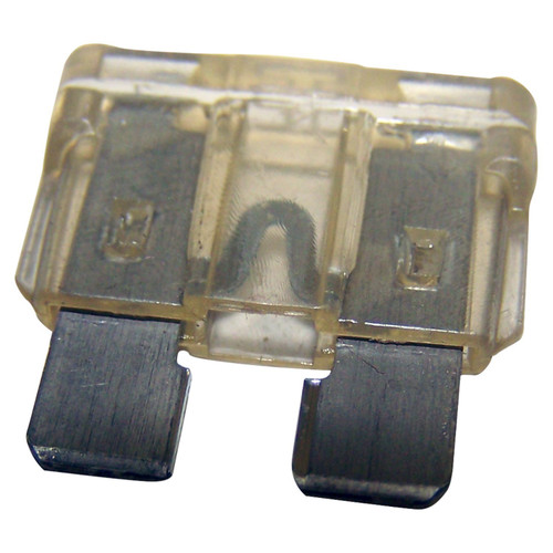Crown Automotive J3231218 25 Amp Fuse for Multiple Vehicles - Silver, Tan Metal, Plastic, Sold Individually