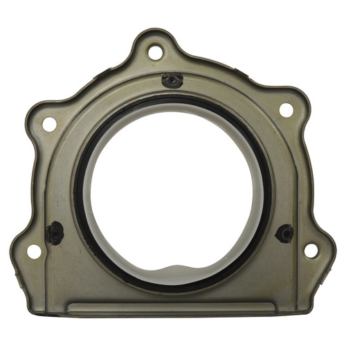 Crown Automotive 68031388AA Rear Crankshaft Retainer & Seal for 2007-2011 Jeep JK Wrangler w/ 3.8L Engine - Black, Silver Rubber, Steel