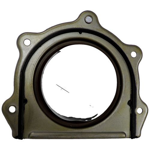 Crown Automotive 68031388AA Rear Crankshaft Retainer & Seal for 2007-2011 Jeep JK Wrangler w/ 3.8L Engine - Black, Silver Rubber, Steel
