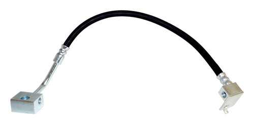 Crown Automotive 52128310AB Rear Brake Hose to Rear Axle for 2002-2005 Jeep KJ Liberty, - Black, Silver Rubber, Steel, Sold Individually