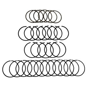 Crown Automotive 83501893K Standard Piston Ring Set for Select 1984-1986 Jeep XJ Cherokee, MJ Comanche w/ 2.8L Engine, Set for 6 Pistons
