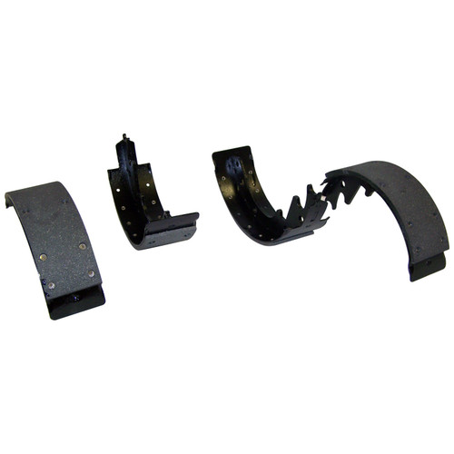 Crown Automotive J8125847 Drum Brake Shoe Set Front or Rear Left & Right - Fits 1955-1984 Jeep DJ Postal Jeep