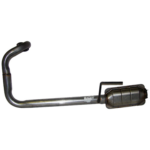 Crown Automotive 52018933 Catalytic Converter w/ Front Pipe for Jeep 1997-1999 TJ Wrangler, 2000-2000 TJ Wrangler w/o Flange, All w/ 2.5L