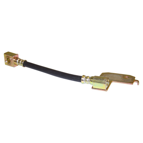Crown Automotive 52008663 Left Rear Brake Hose for 1994-1998 ZJ, ZG Grand Cherokee w/ Rear Disc Brakes - Black, Zinc Metal, Rubber