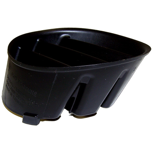 Crown Automotive 55156018AB Right Fog Lamp Insert for 2002-2004 Jeep KJ Liberty - Black Plastic, Sold Individually