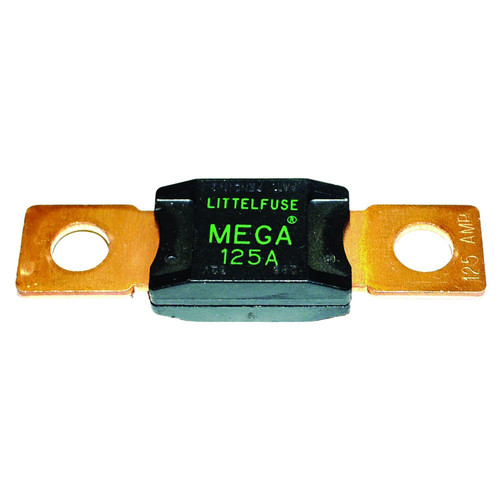 Crown Automotive 6101851 125 Amp Mega Fuse - Bronze, Silver Metal, Plastic, Sold Individually