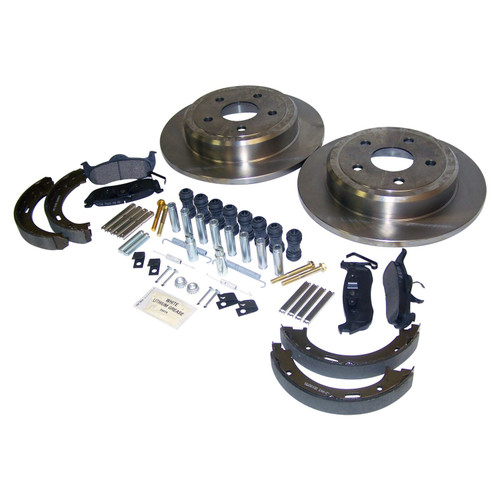 Crown Automotive 52089275K Rear Disc Brake Service Kit for Jeep 2005-2010 WK, WH Grand Cherokee w/o SRT8 Package and 2006-2010 XK, XH