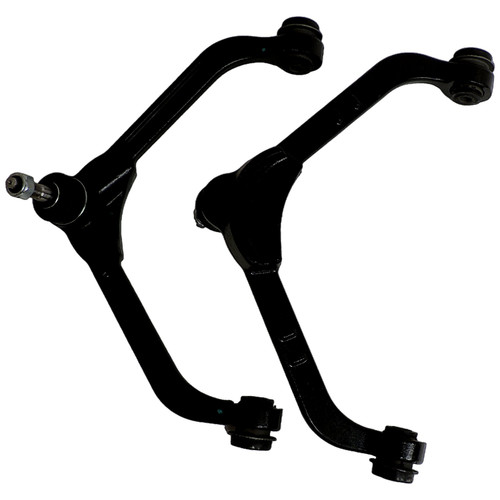 Crown Automotive 52088632K Front Upper Control Arm Set for 2002-2007 Jeep KJ Liberty - Black Rubber, Steel