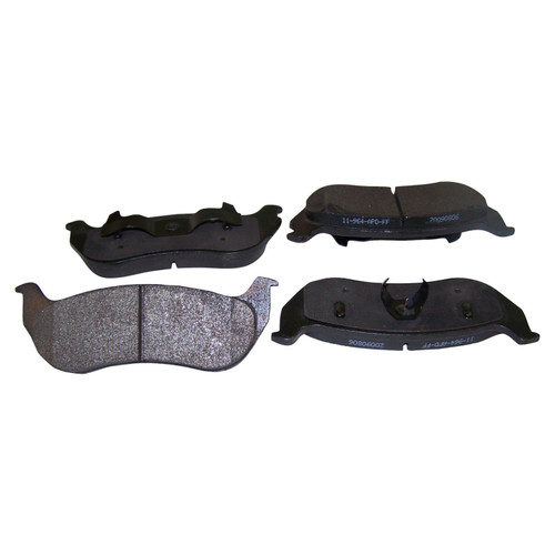 Crown Automotive 5093511TI Rear Brake Pad Set for 2003-2006 Jeep TJ Wrangler w/ Rear Disc Brakes - Black Ceramic