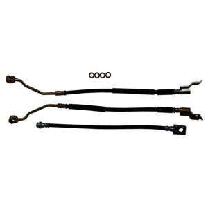 Crown Automotive BHK5 Brake Hose Kit for 1990-2/14/1994 Jeep YJ Wrangler, Includes Left & Right Front & Rear Hoses and Washers