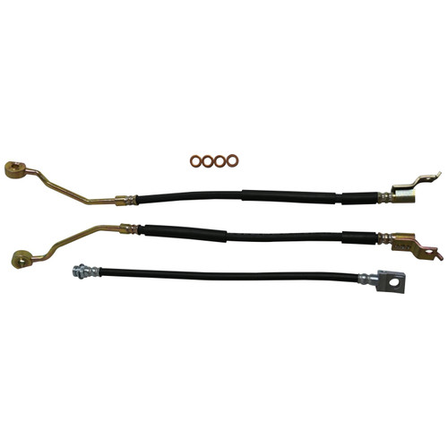 Crown Automotive BHK5 Brake Hydraulic Hose Kit Front & Rear Left & Right - Fits 1990-1994 Jeep YJ Wrangler