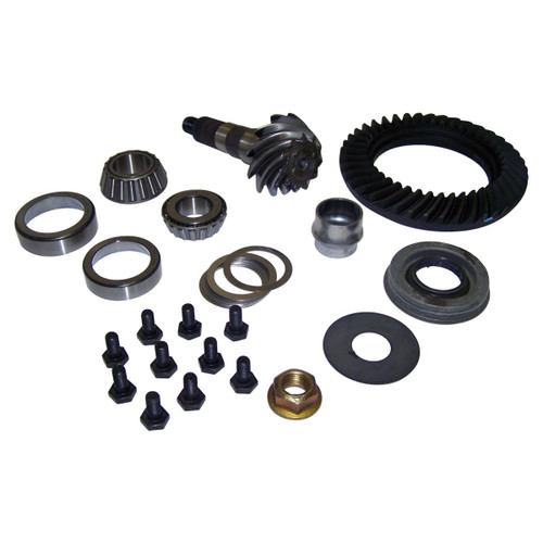 Crown Automotive 5073246AA Ring & Pinion Kit for Jeep 2000-2006 TJ Wrangler w/ Dana 30 Front Axle, 3.73 Ratio - Metal