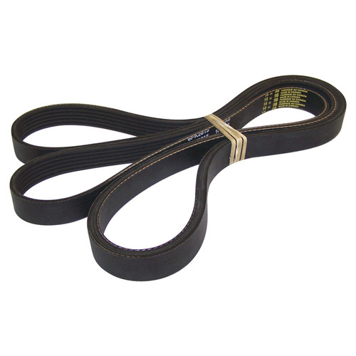 Crown Automotive JK061040 Accessory Drive Belt for Select 1988 B-Body Vehicles w/ 3.0L Engine w/ A/C - Black Rubber, Sold Individually