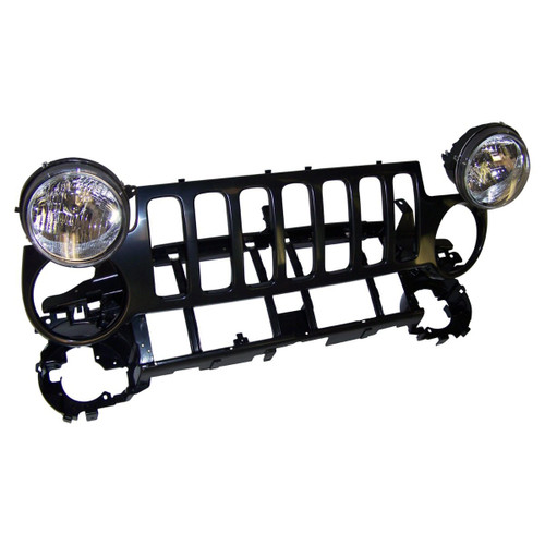 Crown Automotive 55155800K Header Panel Kit for 2002-2004 Jeep KJ Liberty, Grille, Header Panel & Headlights
