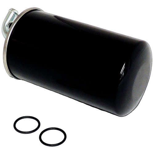 Crown Automotive 5166780AA Fuel Filter for 2007-2010 Jeep MK Compass, Patriot w/ 2.0L Diesel Engine - Black, Silver Steel