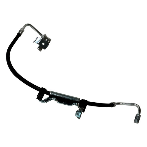 Crown Automotive 68184808AC Right Front Brake Hose for 2007-2018 Jeep JK Wrangler w/ Big Brake Kit - Black Rubber, Steel