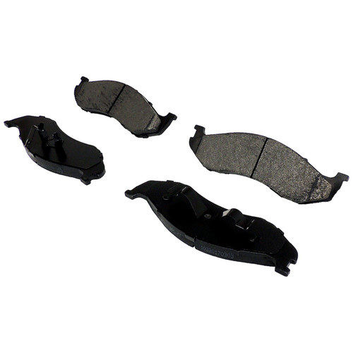 Crown Automotive 5252531 Semi-Metallic Front Pad Set for Jeep 1990-2006 YJ, TJ Wrangler, 1990-2001 XJ Cherokee, MJ Comanche w/ 4WD