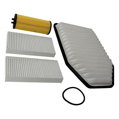 Crown Automotive MFK23 Master Filter Kit for 2012-2013 Jeep JK Wrangler w/ 3.6L Engine, Includes Air, Oil, and Cabin Air Filters