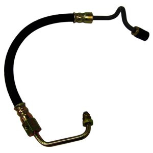 Crown Automotive 52002719 Power Steering Pressure Hose for 1986 Jeep XJ Cherokee and MJ Comanche w/ 2.5L Engine - Black, Zinc Metal, Rubber