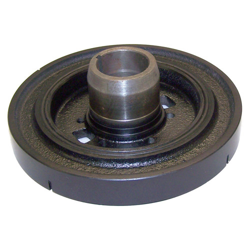 Crown Automotive 53020229 Harmonic Balancer for Select 94-98 Jeep ZJ, ZG Grand Cherokee w/ 5.2L Engine - Black Metal, Rubber