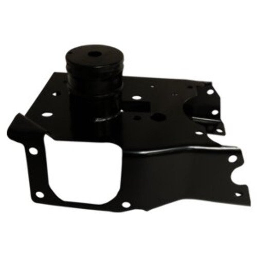 Crown Automotive 68325051AC Right Front Bumper Bracket for 2018+ Jeep JL Wrangler & JT Gladiator w/ Steel Front Bumper - Black Steel