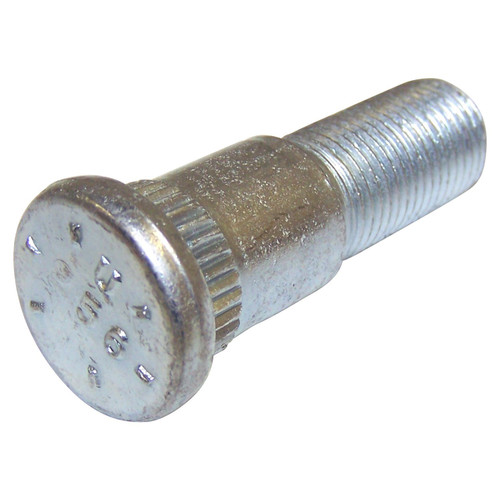Crown Automotive J3238138 Front Wheel Stud for Jeep 1984-1989 XJ Cherokee, 1986-1989 MJ Comanche, 1987-1989 YJ Wrangler - Silver Steel