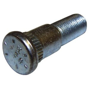 Crown Automotive J3238138 Front Wheel Stud for Jeep 1984-1989 XJ Cherokee, 1986-1989 MJ Comanche, 1987-1989 YJ Wrangler - Silver Steel