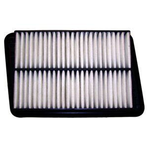 Crown Automotive 5019443AA Air Filter for 2002-2005 KJ Liberty and 2003-2006 Jeep TJ Wrangler w/ 2.4L Engine - Black, White Paper, Plastic