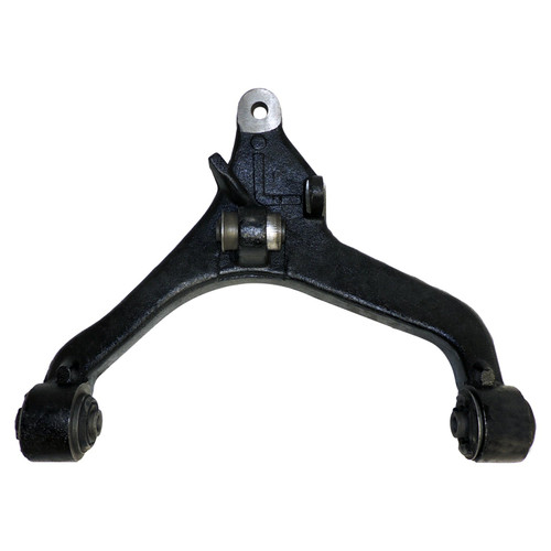 Crown Automotive 52088637AF Left Front Lower Control Arm for 2002-2007 Jeep KJ Liberty, Includes 2 Bushings - Black Metal, Rubber