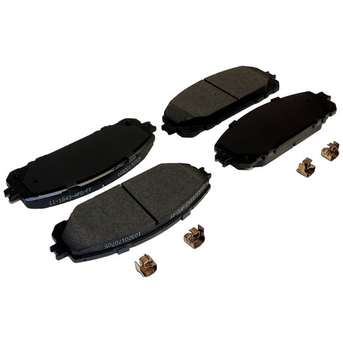 Crown Automotive 68227573AD Front Brake Pad Set for 2016-2022 Jeep KL Cherokee w/ Dual Piston Front Brake Calipers, Sold Individually