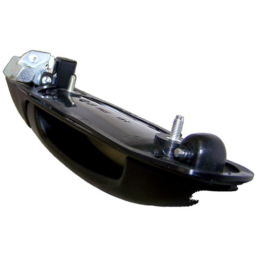 Crown Automotive 55360614AB Right Front Door Handle w/o Key Hole for 03-07 Jeep KJ Liberty, Black Textured - Black Metal, Plastic