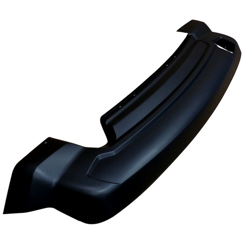 Crown Automotive 68091512AA Rear Lower Fascia for 2011-2017 Jeep MK Patriot w/ Tow Hooks, Black Plastic - Plastic, Sold Individually