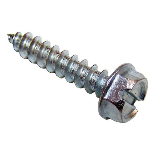 Crown Automotive J9416223 Fender Flare Mounting Screw for 1987-1995 Jeep YJ Wrangler, Front or Rear - Silver Steel, Sold Individually