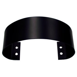 Crown Automotive J5355457 Rear Black Bumperette for 1976-1995 Jeep CJ-5, CJ-7, CJ-8 and YJ Wranglers, Left or Right - Black Steel
