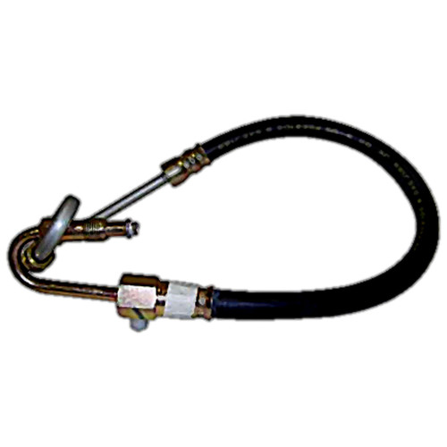 Crown Automotive 52038014 Power Steering Pressure Hose for 1991-1995 Jeep YJ Wrangler w/ 2.5L Engine - Black, Silver Rubber, Steel