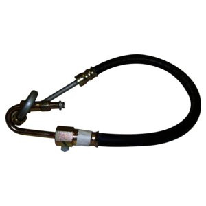 Crown Automotive 52038014 Power Steering Pressure Hose for 1991-1995 Jeep YJ Wrangler w/ 2.5L Engine - Black, Silver Rubber, Steel