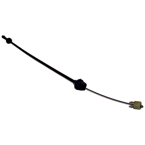 Crown Automotive J5356569 Throttle Cable for 1977 Jeep SJ, J-Series w/ 4.2L Engine - Black Plastic, Rubber, Steel, Sold Individually
