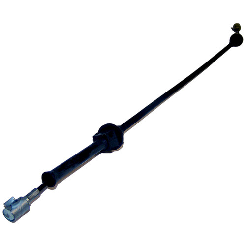 Crown Automotive J5356569 Throttle Cable for 1977 Jeep SJ, J-Series w/ 4.2L Engine - Black Plastic, Rubber, Steel, Sold Individually
